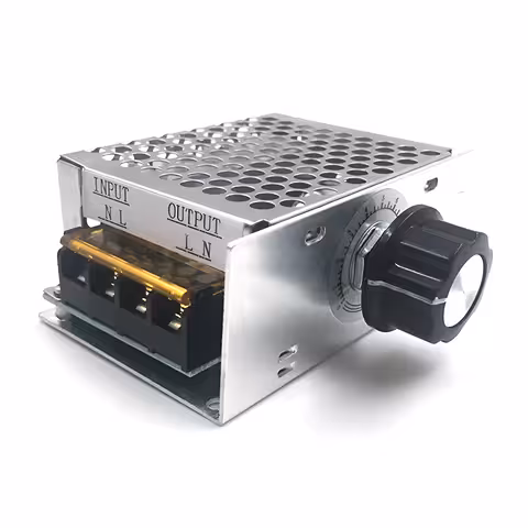 Variateur de tension 220V AC 4000W – Régulateur de vitesse pour moteur électrique pour meuleuse, ventilateur, hotte, aspirateur
