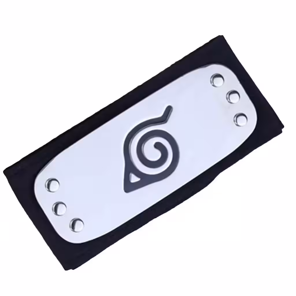Bandeau Naruto original Headband Village de Konoha – Accessoire cosplay ninja