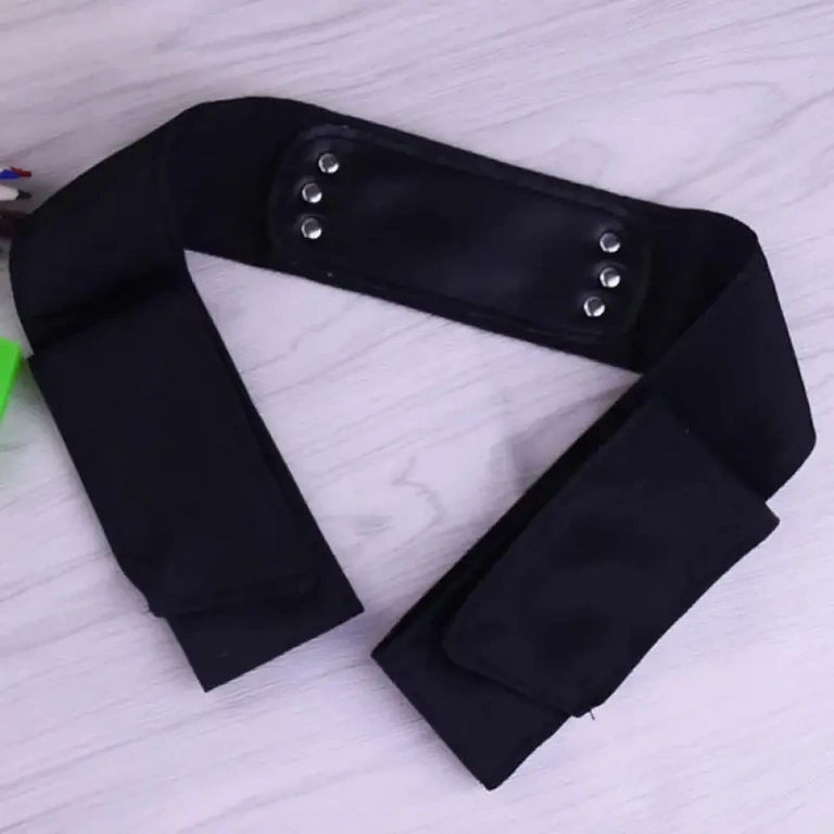 Κορδέλα ninja Naruto με μεταλλική πλάκα Μπαντάνα νίντζα Naruto με μεταλλικό σχέδιο και λογότυπο Naruto