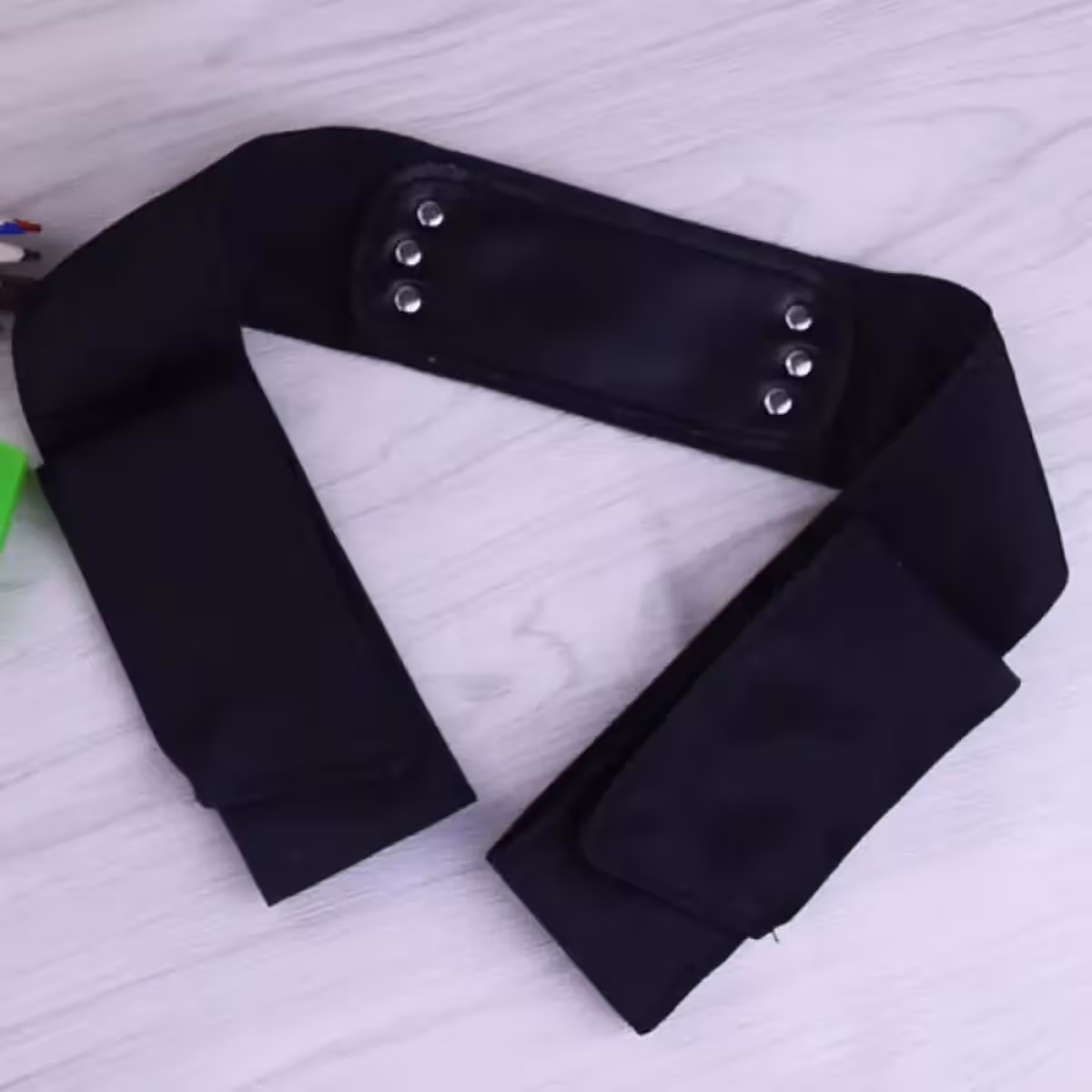 Μπαντάνα νίντζα Naruto με μεταλλικό σχέδιο και λογότυπο Naruto