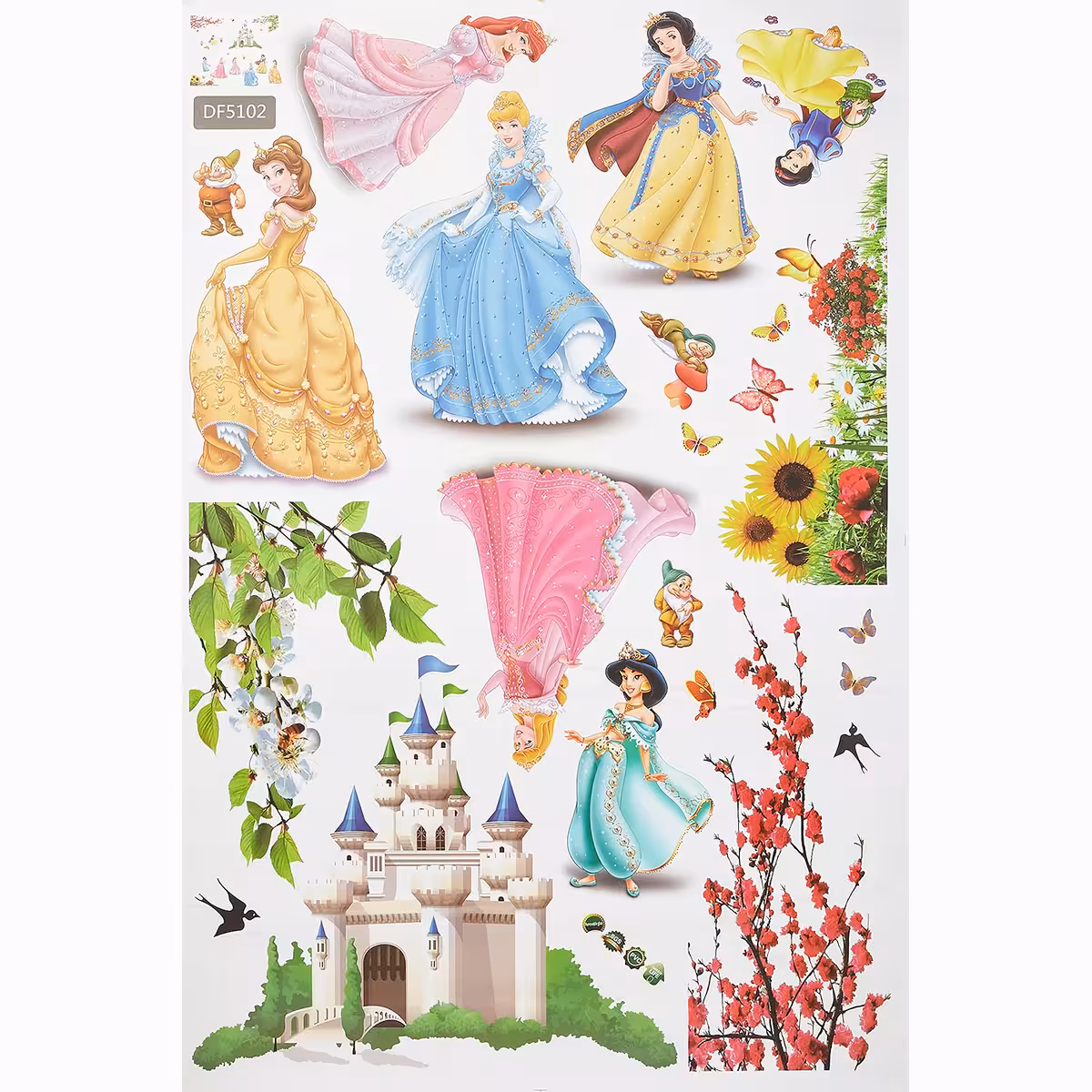 Αυτοκόλλητα τοίχου με νεράιδες και παραμυθένια στοιχεία