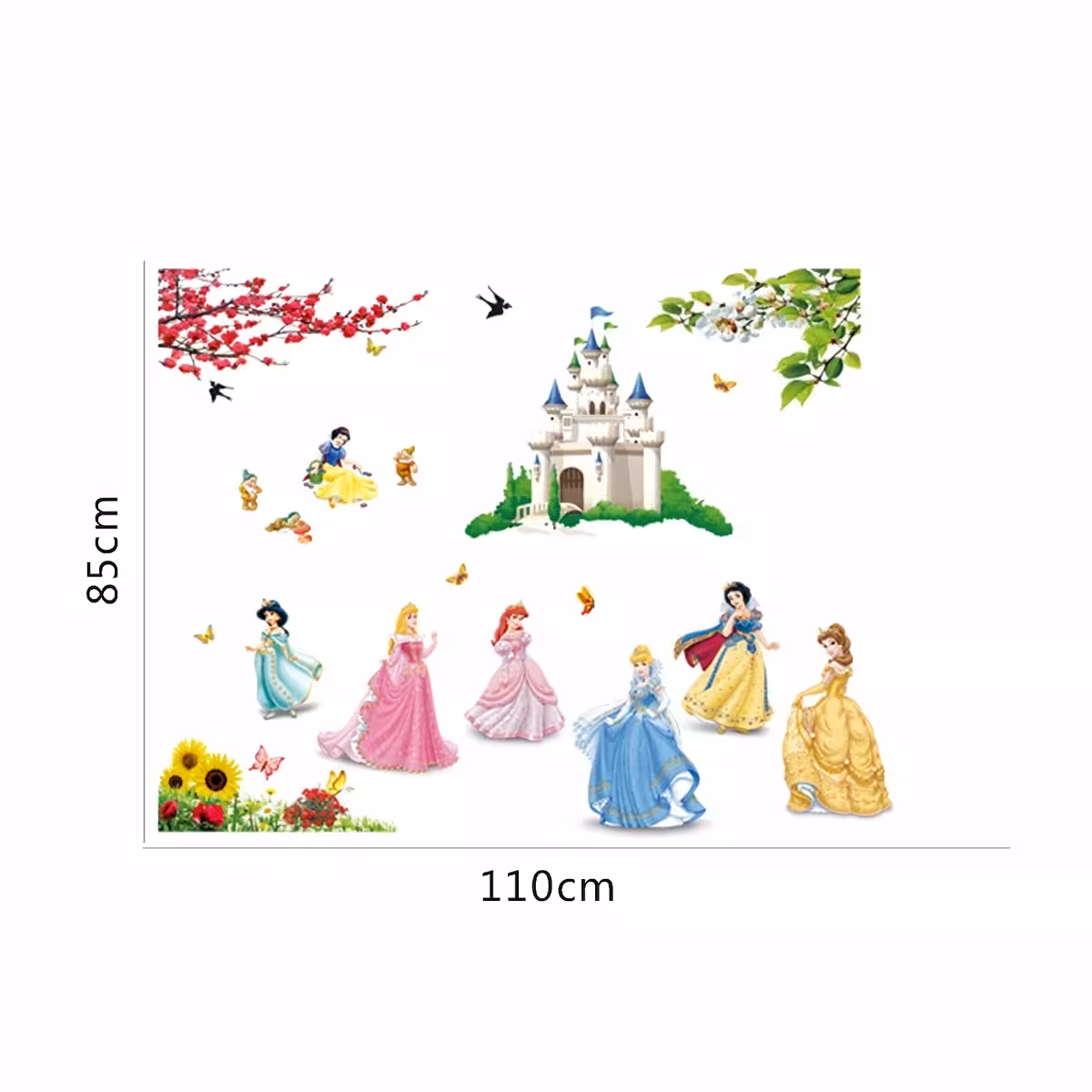 Αυτοκόλλητο με θέμα παραμύθι και χαρακτήρες Disney