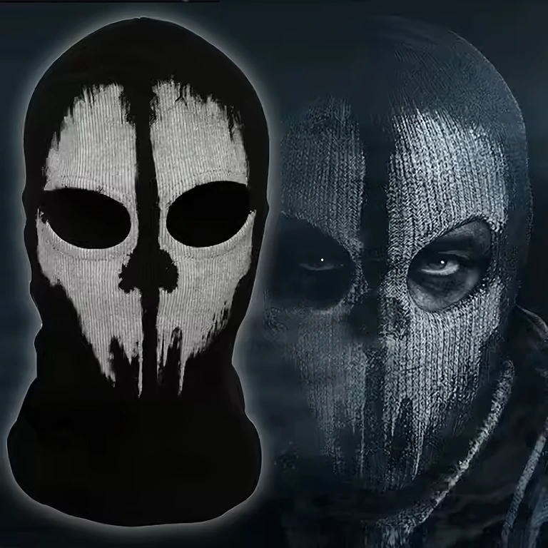 Θερμική μάσκα Call of Duty Ghosts, ιδανική για χειμερινά σπορ, σκι και snowboard
