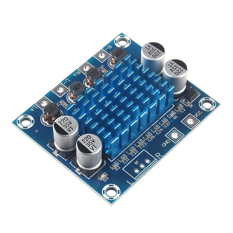 Λεπτομέρεια ψυκτρών ενισχυτή ήχου XH-A232 Λεπτομέρεια ψύκτρων για ενισχυτή αυτοκινήτου XH-A232