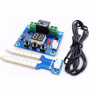 Module capteur humidité sol avec relais 12V – Contrôleur irrigation automatique jardin / serre