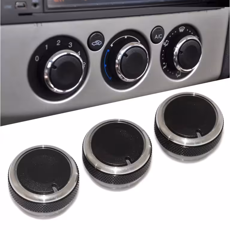 Boutons console climatisation Ford Focus 2, 3 et Mondeo 4 – Set de 3 pièces