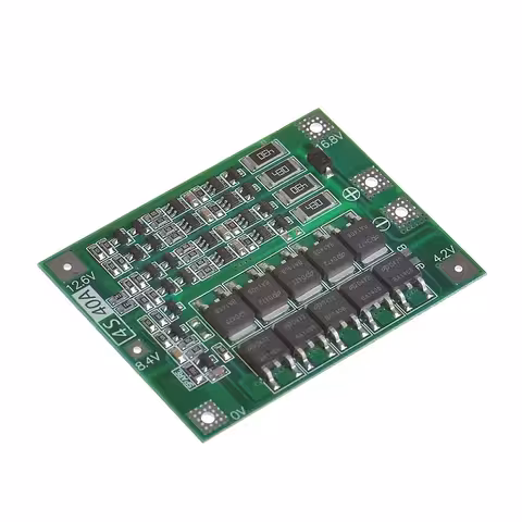 Module protection charge-décharge BMS 4S 40A – Batteries 18650 Li-Ion 14.8V