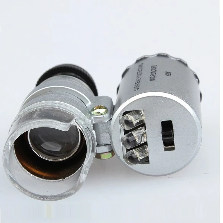 Μεγεθυντικός φακός μικροσκοπίου για έλεγχο ρολογιών Μεγεθυντικός φακός μικροσκοπίου ιδανικός για έλεγχο ρολογιών με LED φωτισμό