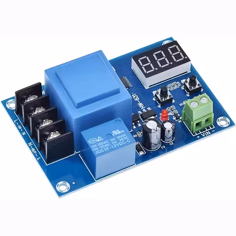 Module charge batterie XH-M602, contrôleur tension réglable 3.7V–120V pour 12V, 24V, 48V voiture, panneaux solaires et UPS