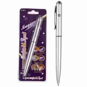 Stylo encre invisible avec lumière LED UV | Messages secrets visibles uniquement aux UV