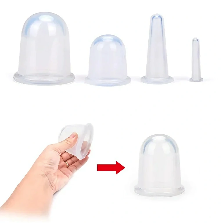 Σιλικόνιο βεντούζες για αδυνάτισμα και σμίλευση σώματος Θεραπεία με βεντούζες για μείωση λίπους και κυτταρίτιδας