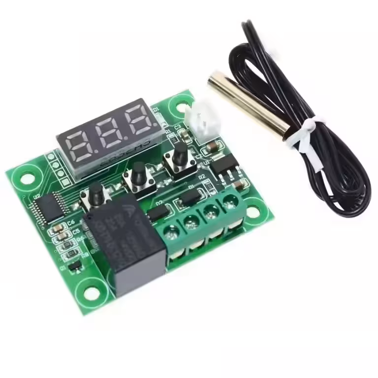 Thermostat digital universel 12V W1209 avec relais 20A et sonde pour contrôle température