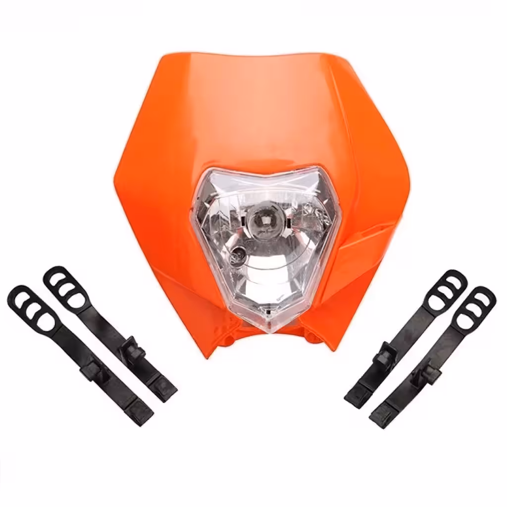 Masque de visage phare moto universel Enduro Cross KTM Supermoto Street Fighter Naked – 12V 35W