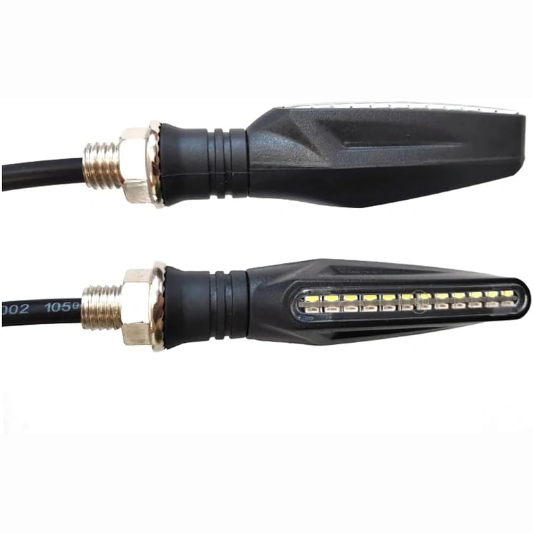 Κίτρινοι δείκτες σήμανσης με LED για ATV και σκούτερ