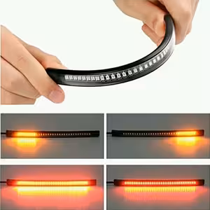 Bande LED stop et clignotants moto, motocyclette, scooter, ATV – 48 LED flexible