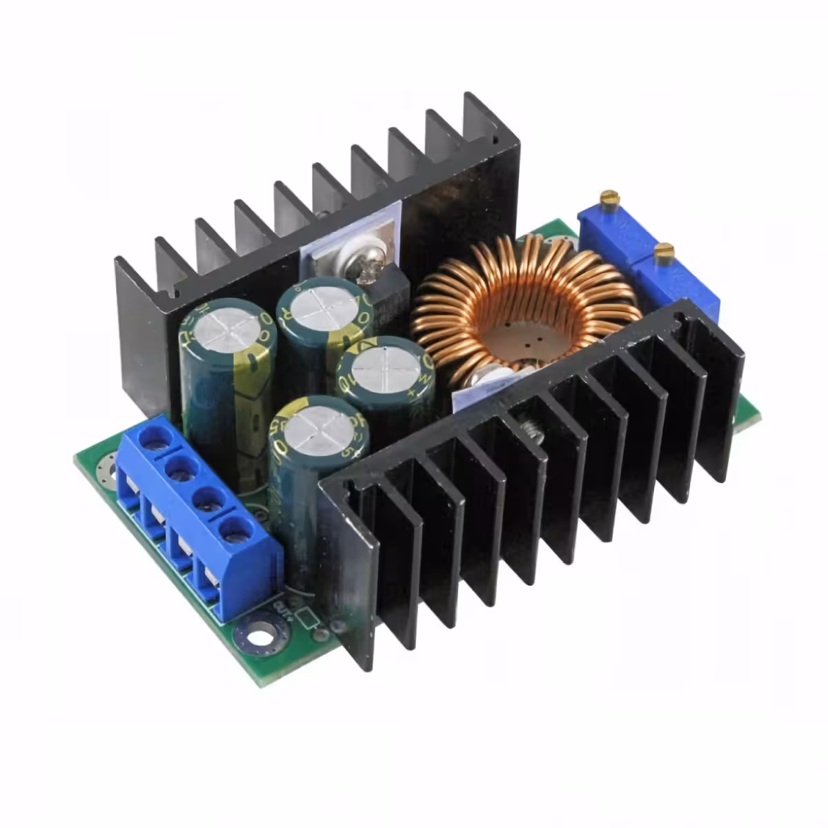 Step-down πλακέτα με δυνατότητα εξαναγκασμένης ψύξης πάνω από 7A