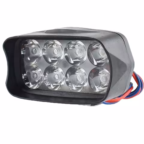 Lampe phare LED projecteur universel 12–85V moto, vélo, trottinette, ATV