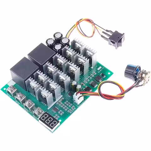 Contrôleur PWM digital vitesse moteur DC 60A 100A 12V-55V | Régulateur vitesse moteur DC et générateur HHO