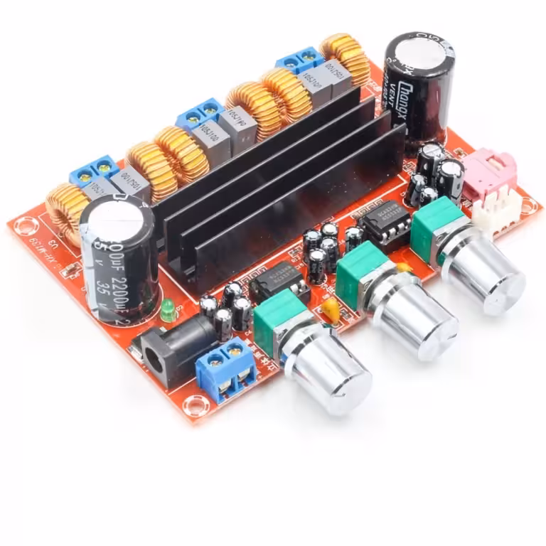 Amplificateur stéréo 2.1 TPA3116D2 – 2x50W + 100W subwoofer Classe D, module audio