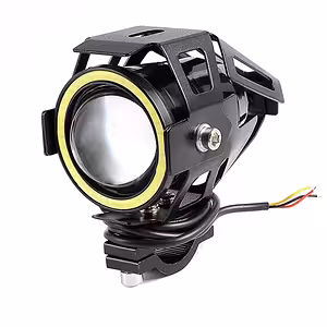 Projecteur LED moto U7 Angel Eyes – Phare universel 12–85V pour moto, ATV, trottinette électrique