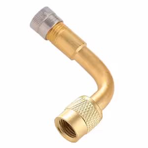 Prolongateur valve voiture métallique avec ventil – extension 90° pour camion, vélo et trottinette électrique