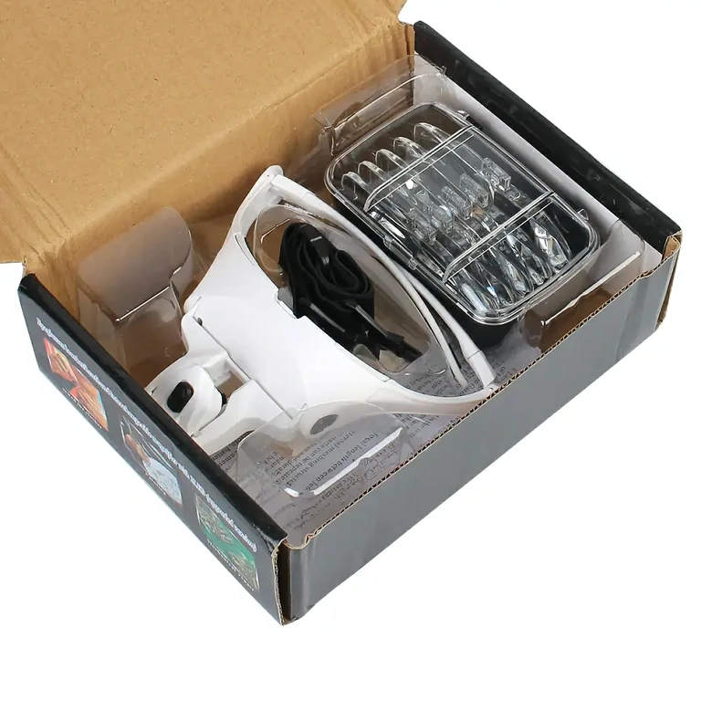 Γυαλιά με LED για χειροτεχνία, ζωγραφική, μοντελισμό, ραπτική