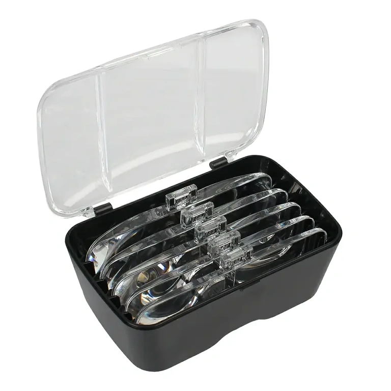 Μεγεθυντικά γυαλιά με θήκη και πανί καθαρισμού φακών