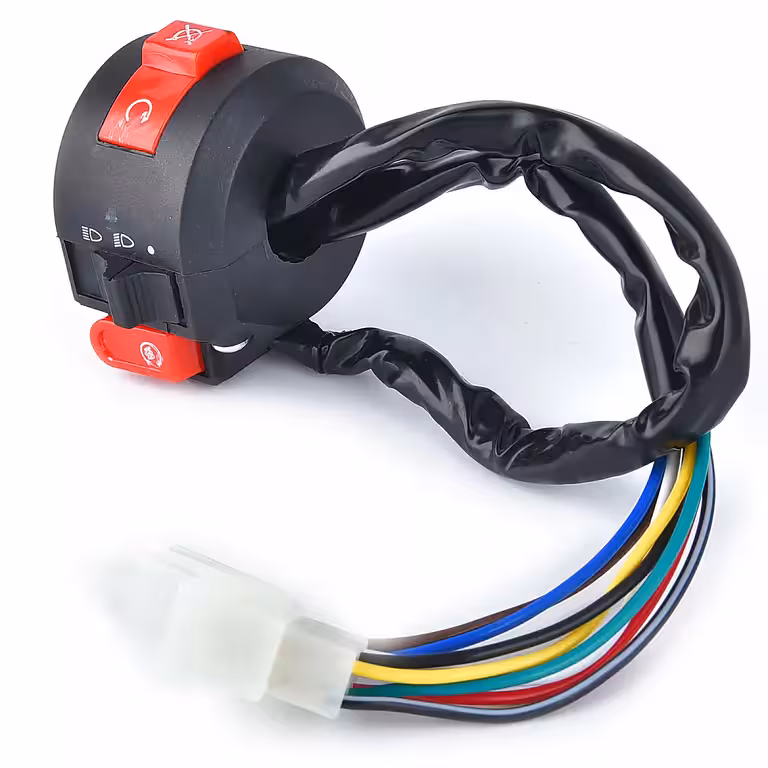 Commandes bloc lumière ATV avec choc – Compatible 107cc 110cc 125cc 150cc