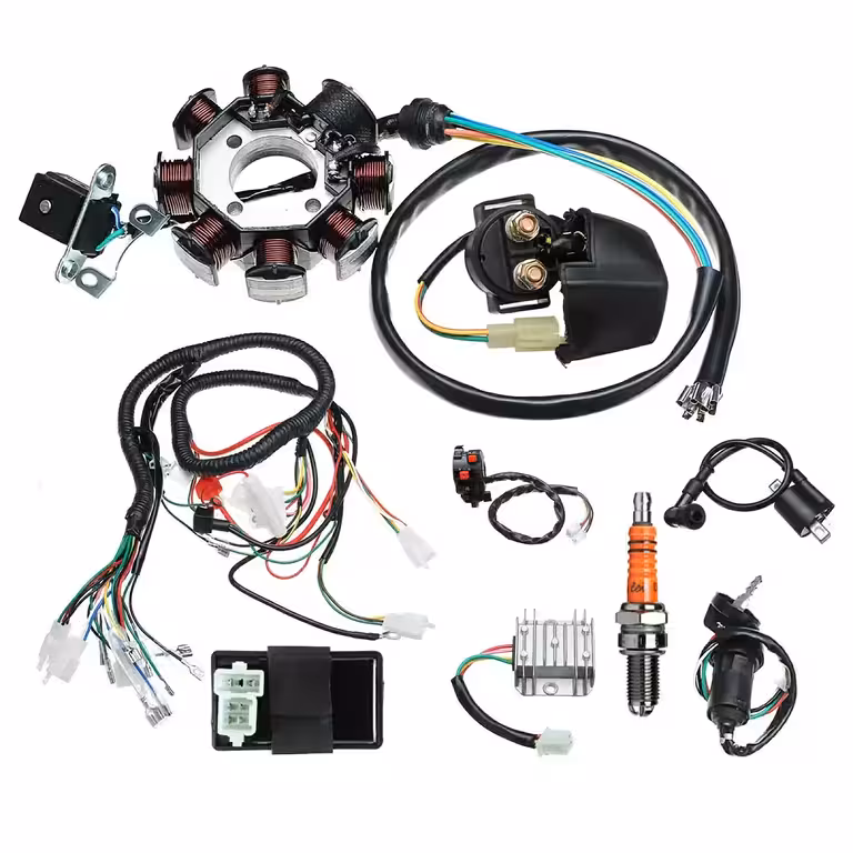 Installation électrique complète ATV chinois 150cc 200cc 250cc 300cc – câblage complet moteur vertical 4T