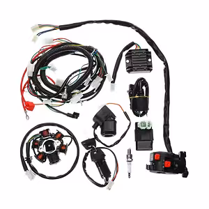 Installation électrique complète ATV Cross GY6 125cc / 150cc – Kit câblage + composants démarrage