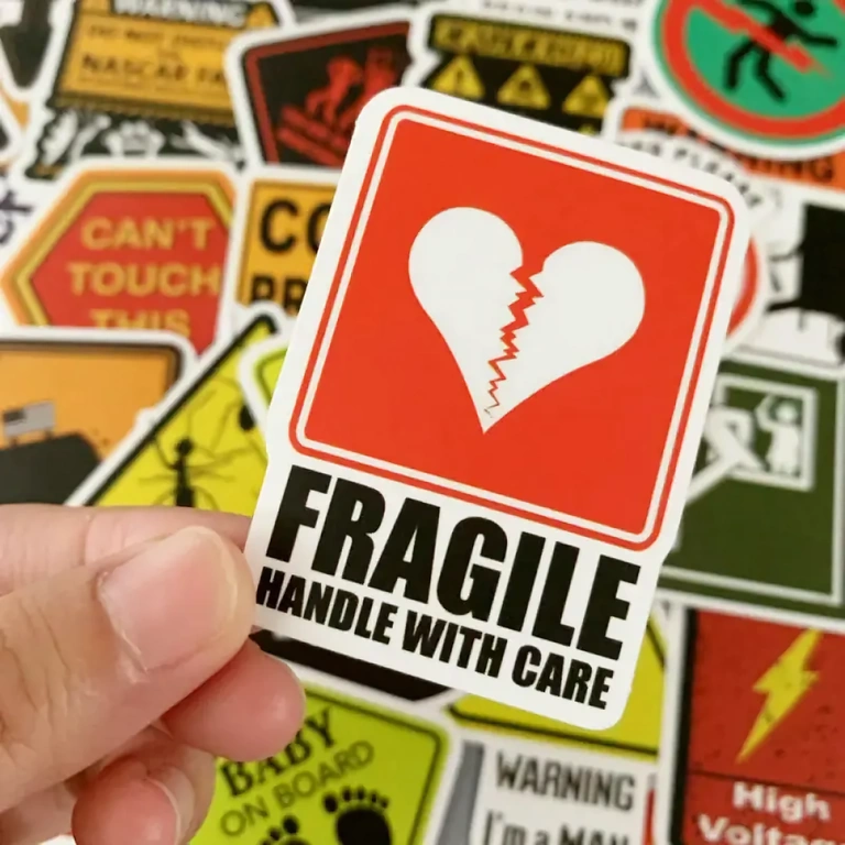 Αδιάβροχα αστεία αυτοκόλλητα PVC Αυτοκόλλητα αστεία ανθεκτικά σε νερό και φθορά