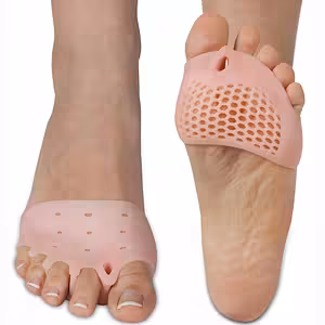 Orthèse séparateur correcteur doigts Hallux Valgus – protection oignons en silicone, jour et nuit