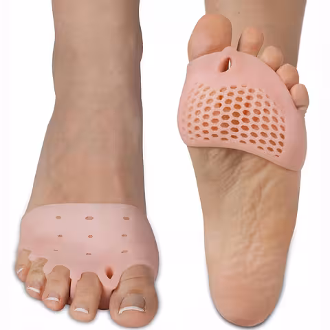 Orthèse séparateur correcteur doigts Hallux Valgus – protection oignons en silicone, jour et nuit