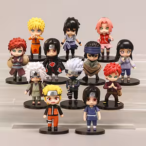 Set de 12 figurines Naruto Shippuden – jouets manga anime collection, cadeau parfait pour fans