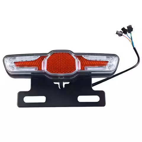 Lampe arrière LED avec clignotant 36V 48V 60V – Stop trottinette / vélo / scooter électrique