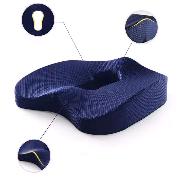 Coussin orthopédique pour siège antiescarres, épisiotomie et hémorroïdes – Support confortable pour chaise