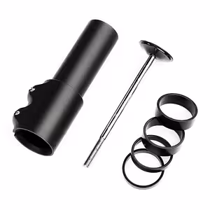 Rehausseur guidon vélo 28.6 mm – Adaptateur élévateur guidon, prolongateur aluminium réglable