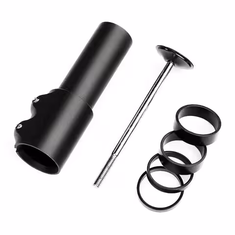 Rehausseur guidon vélo 28.6 mm – Adaptateur élévateur guidon, prolongateur aluminium réglable