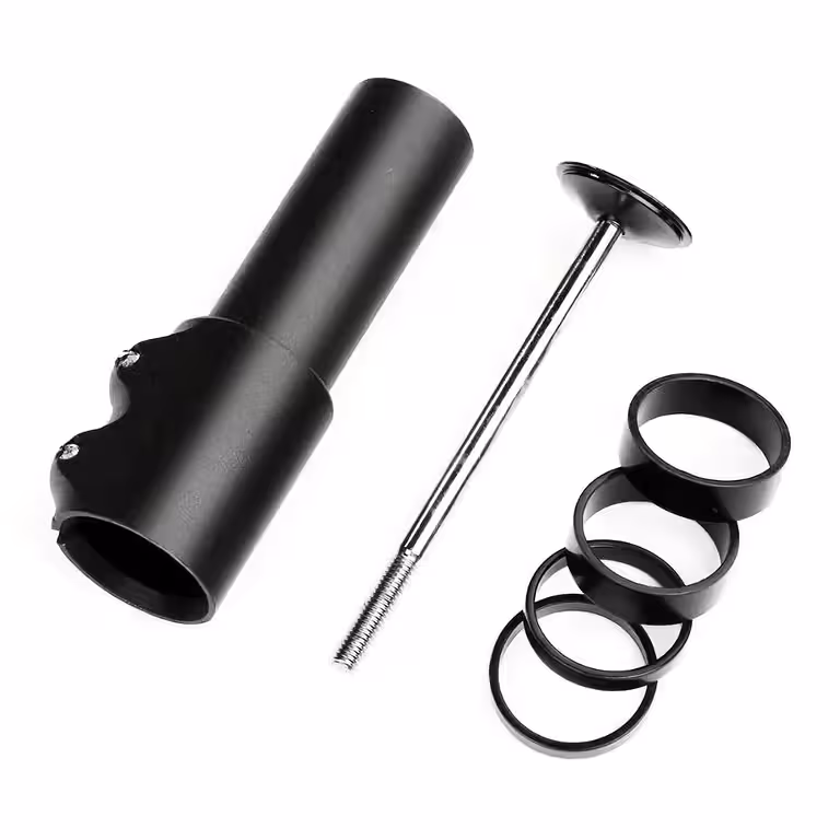 Rehausseur guidon vélo 28.6 mm – Adaptateur élévateur guidon, prolongateur aluminium réglable
