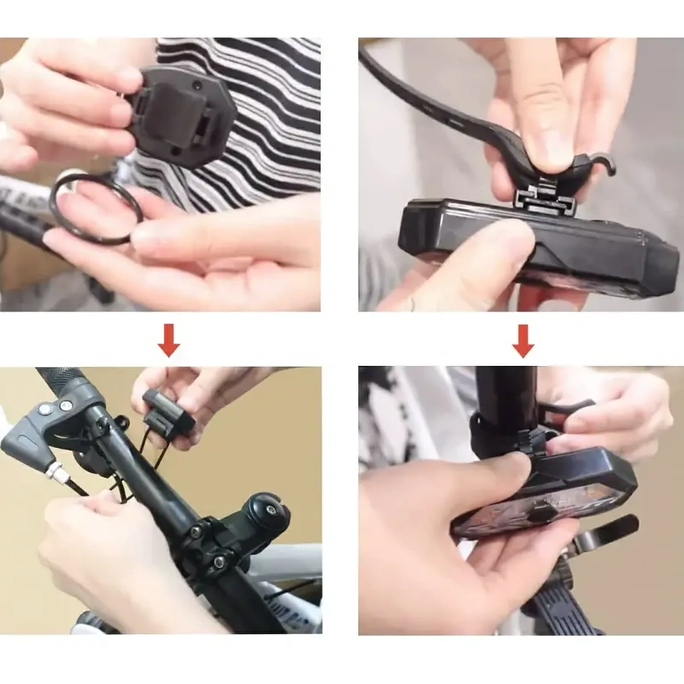 Πίσω φανάρι ποδηλάτου με τηλεχειριστήριο Πίσω φως ποδηλάτου με τηλεχειριστήριο