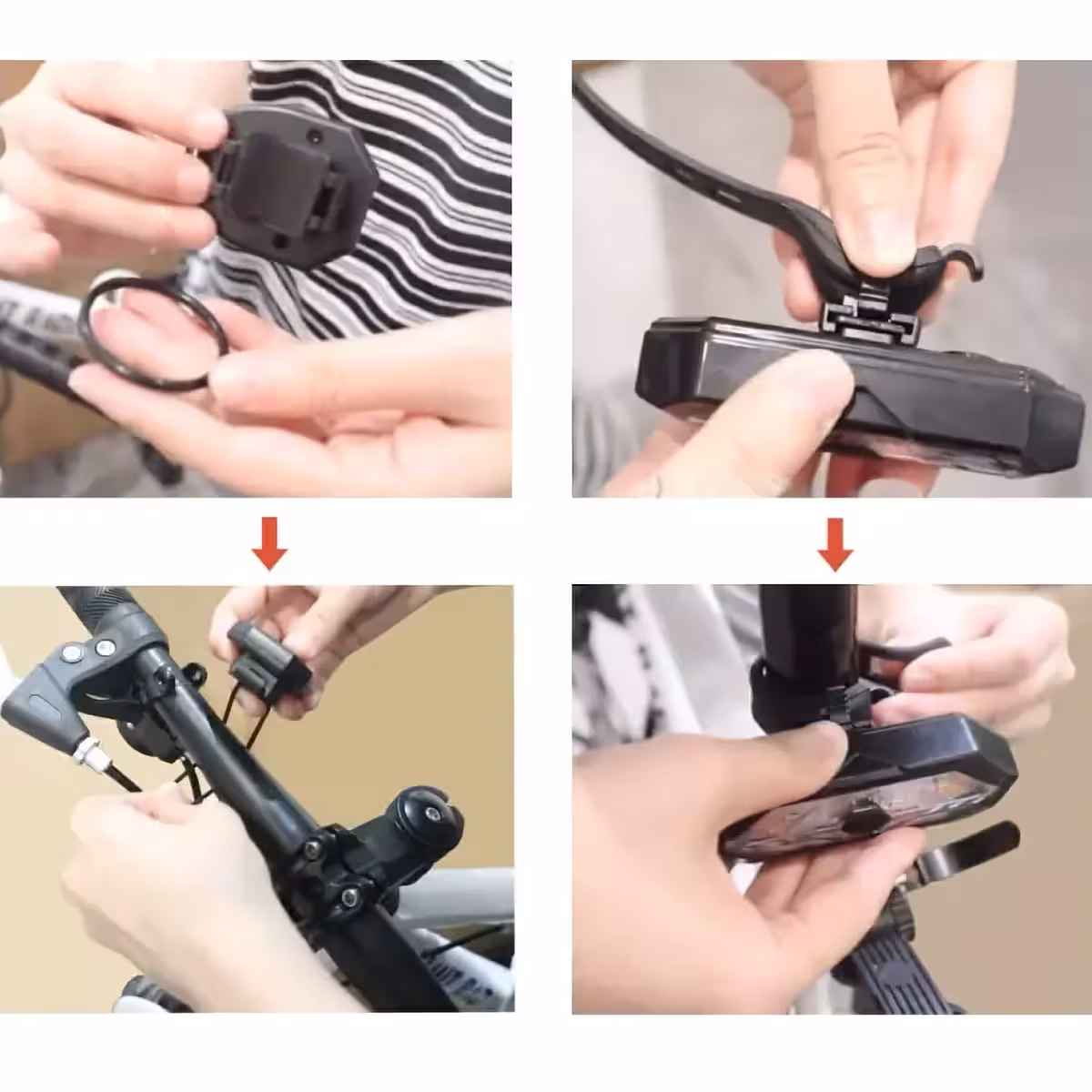 Πίσω φως ποδηλάτου με τηλεχειριστήριο