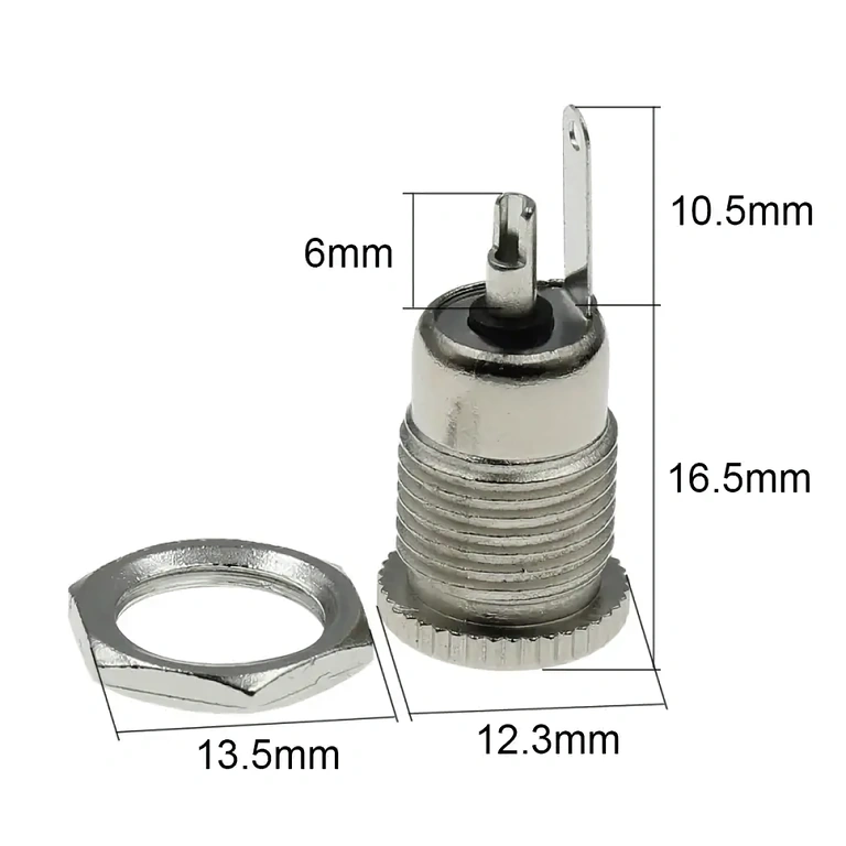 Γυναίκειος αντάπτορας DC για σύνδεση καλωδίου σε διάφορες συσκευές