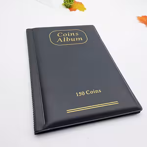 Album de collection de pièces – Classeur 150 compartiments pour numismatique, timbres, jetons