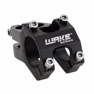 Guidon court pour vélo MTB – WAKE 31.8 mm aluminium, noir