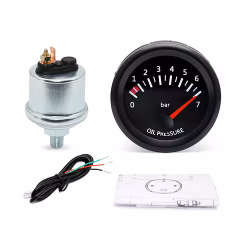 Indicateur digital pression huile moteur – manomètre électronique pour tracteur 12V