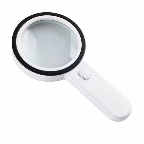 Loupe professionnelle avec éclairage LED, grossissement 30X – grande lentille pour détails