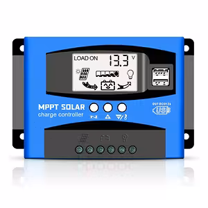 Contrôleur solaire MPPT 100A pour panneaux solaires 12V/24V