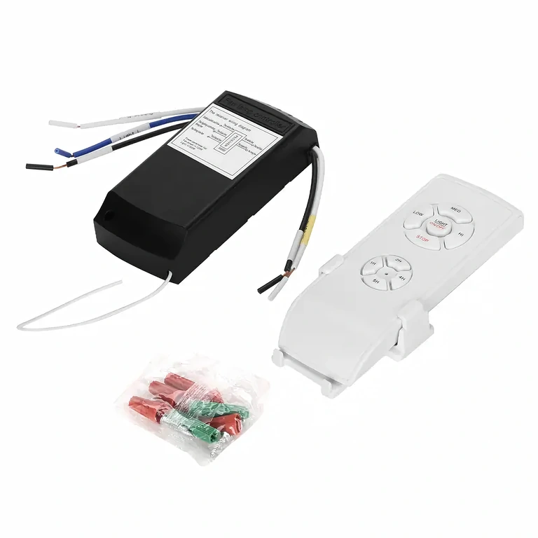 Σετ τηλεχειριστήριο + δέκτης 220V Τηλεχειριστήριο με δέκτη 220V για ανεμιστήρα ή dimable φωτιστικό