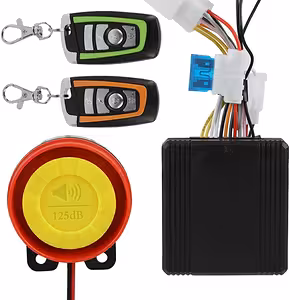 Système alarme antivol moto / scooter / ATV – 125 dB, 2 télécommandes, contrôle moteur