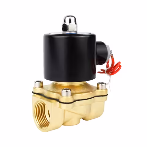 Électrovanne 220V 1/2 pouce NC – Pour eau, air, huile – Cuivre, étanchéité NBR